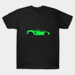 Lamborghini Aventador LB Green T-Shirt